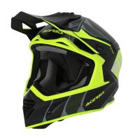 Acerbis Шлем кроссовый X-Track 22-06 Black/Fluo-Yellow в Ярославле