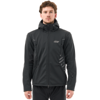 Dragonfly Мототолстовка DF Urban Man 2025 Black с защитой в Ярославле