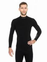 Brubeck Футболка мужская дл.рукав Wool Merino 78% Черный в Ярославле
