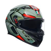 AGV Шлем K3 Decept Matt Black/Green/Red в Ярославле