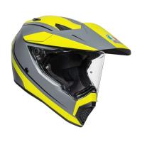 AGV Шлем AX9 E2206 V26 Pacific Road Matt Grey/Yellow Fluo/Black в Ярославле