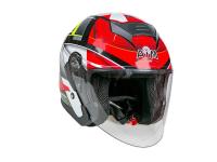 AiM Шлем открытый JK526 Red/Grey/Black в Ярославле