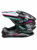 AiM Шлем кроссовый JK803 Multicolor Black/Blue в Ярославле