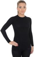 Brubeck Футболка женская Active Wool Черный в Ярославле