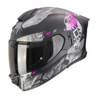 Scorpion Exo Мотошлем Exo-530 Air Hadji Черный/Серый/Розовый в Ярославле