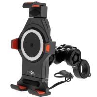 Extreme Style Мото держатель с беспроводной зарядкой anti-vibration R17W в Ярославле