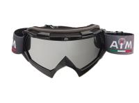 AiM Очки кроссовые (PRO) 157-100 Black Glossy в Ярославле