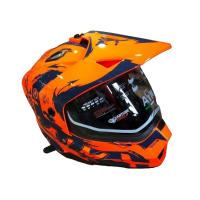 AiM Шлем детский JK802Y Orange/Blue в Ярославле