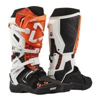Leatt Мотоботы кроссовые 5.5 FlexLock Evo V27 White/Orange в Ярославле