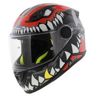 LS2 Мотошлем FF812 Kid Punk Grey Red в Ярославле