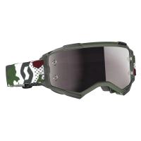 Scott Очки кроссовые Fury dark green/white silver chrome works в Ярославле