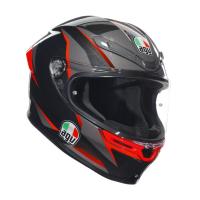 AGV Шлем K6 S 2206 Slashcut Black/Grey/Red в Ярославле