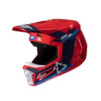Leatt Шлем кроссовый детский Helmet Kit Moto 3.5 Jr V25 Royal в Ярославле