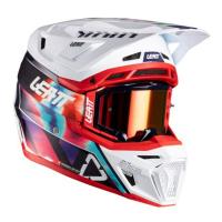 Leatt Шлем кроссовый 8.5 Royal Blue-Red V26 + очки Velocity 5.5 в Ярославле