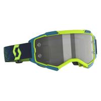 Scott Очки кроссовые Fury LS neon yellow/blue light sensitive grey works в Ярославле