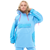 Dragonfly Куртка-анорак сноубордическая DF Uktus Woman Blue - Pink в Ярославле
