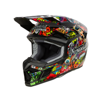 Oneal Шлем кроссовый детский 3Series Youth Crank V.24 красный/ зеленый в Ярославле