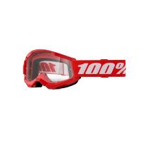 100% Очки подростковые Strata 2 Junior Red / Clear в Ярославле