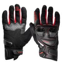 Sweep Перчатки кожаные+текстиль Hammer Black/Red в Ярославле