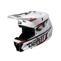 Leatt Шлем кроссовый детский Helmet Kit Moto 3.5 Jr V25 White в Ярославле