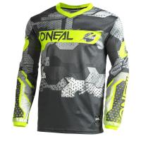 Oneal Джерси Element Camo V.22, детская, унисекс Серый/Желтый в Ярославле