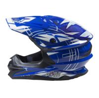 AiM Шлем кроссовый JK803S Blue/White в Ярославле