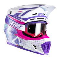 Leatt Шлем кроссовый  7.5 V26 Purple + очки Velocity 4.5 в Ярославле