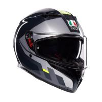 AGV Шлем K3 Shade Grey/Yellow Fluo в Ярославле