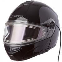 LS2 Мотошлем снегоходный FF325 Strobe Electric Snow Solid Черный в Ярославле