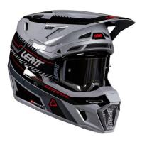 Leatt Шлем кроссовый 8.5 Grey V26 + очки Velocity 5.5 в Ярославле