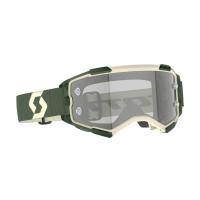 Scott Очки кроссовые Fury LS kaki green/light sensitive grey works в Ярославле