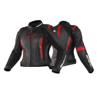 Shima Куртка Кожаная женская Miura 2.0 Black/Red в Ярославле