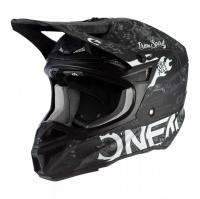Oneal Шлем кроссовый 5Series Polyacrylite Черный/Белый в Ярославле