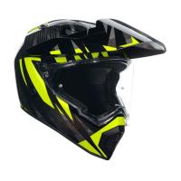 AGV Шлем AX9 E2206 V26 Steppa Carbon/Grey/Yellow Fluo в Ярославле