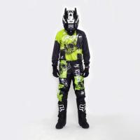 Grom Штаны кроссовые подростковые MX Religion lime в Ярославле
