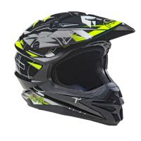 AiM Шлем кроссовый JK803S Yellow/Black в Ярославле