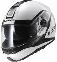 LS2 Мотошлем снегоходный FF325 Strobe Electric Snow Civik Черный/Белый в Ярославле