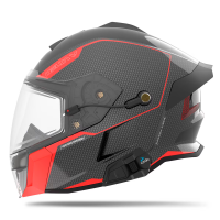 509 Шлем Delta V Carbon Commander с подогревом Racing Red в Ярославле