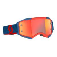 Scott Очки кроссовые Fury dark blue/neon red/orange chrome works в Ярославле