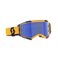 Scott Очки кроссовые Fury dark yellow/dark blue/blue chrome works в Ярославле