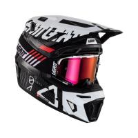 Leatt Мотошлем кроссовый Moto 9.5 Carbon Helmet Kit V24 White в Ярославле