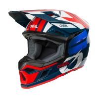 Oneal Кроссовый шлем 3Series Ride V.25 синий/белый в Ярославле