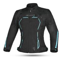 Dimox Мотокуртка текстиль Margo Women Black/Turquoise в Ярославле