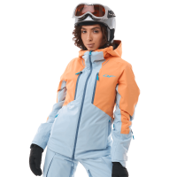 Dragonfly Куртка горнолыжная утепленная Gravity Woman 2025 Mock Orange-Light Blue в Ярославле