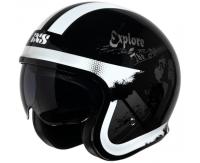 IXS Мотошлем открытый iXS 880 2.2 черно-серебристый в Ярославле