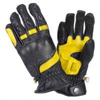 BY City Мотоперчатки Retro II Black/Yellow в Ярославле