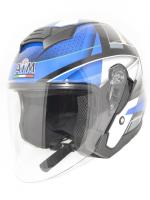 AiM Шлем открытый JK526 Blue/Grey/Black в Ярославле