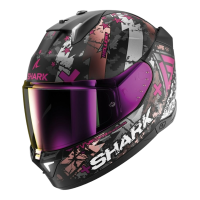Shark Шлем Skwal i3 Hellcat Mat Black/Chrome/Violet в Ярославле