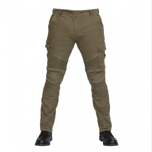 MadBull Мотобрюки Cargo JS Stretch Olive в Ярославле