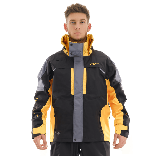 Dragonfly Куртка мембранная Quad Pro Black-yellow в Ярославле
